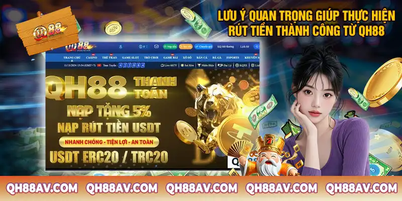 Hướng Dẫn Chi Tiết Thao Tác Rút Tiền QH88 Nhanh Chóng Hướng Dẫn Chi Tiết Thao Tác Rút Tiền QH88 Nhanh Chóng