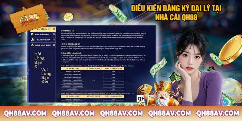 Điều Kiện Đăng Ký Đại Lý Tại Nhà Cái QH88 Điều Kiện Đăng Ký Đại Lý Tại Nhà Cái QH88
