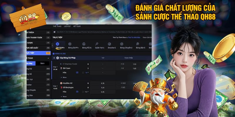 Đánh giá chất lượng của sảnh thể thao QH88